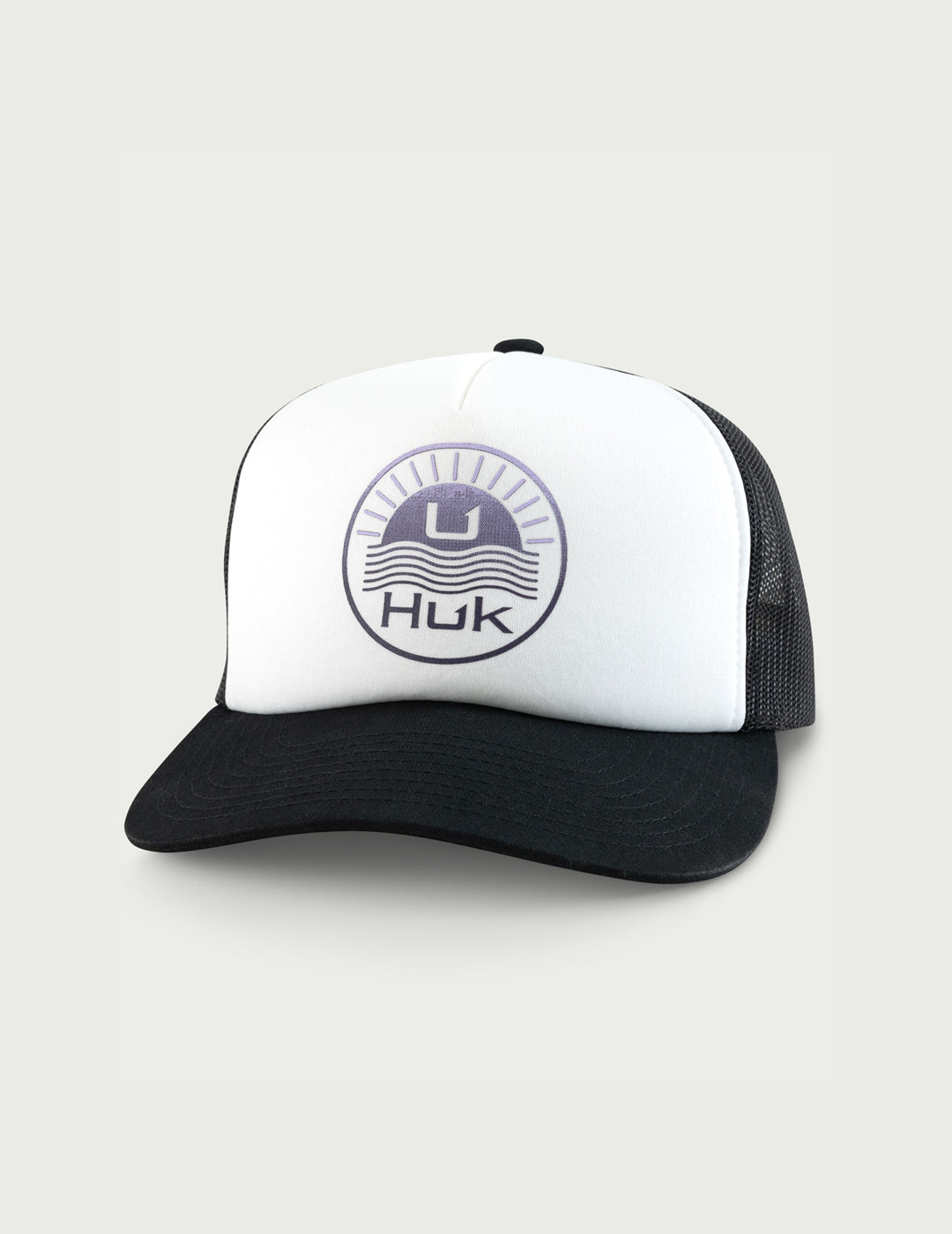 HUK Gear Women's Foam Trucker Hat in Black