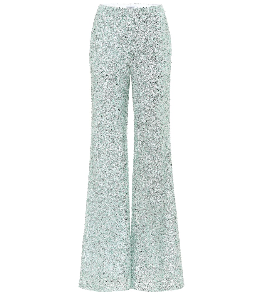 Halpern Sequined wide-leg pants