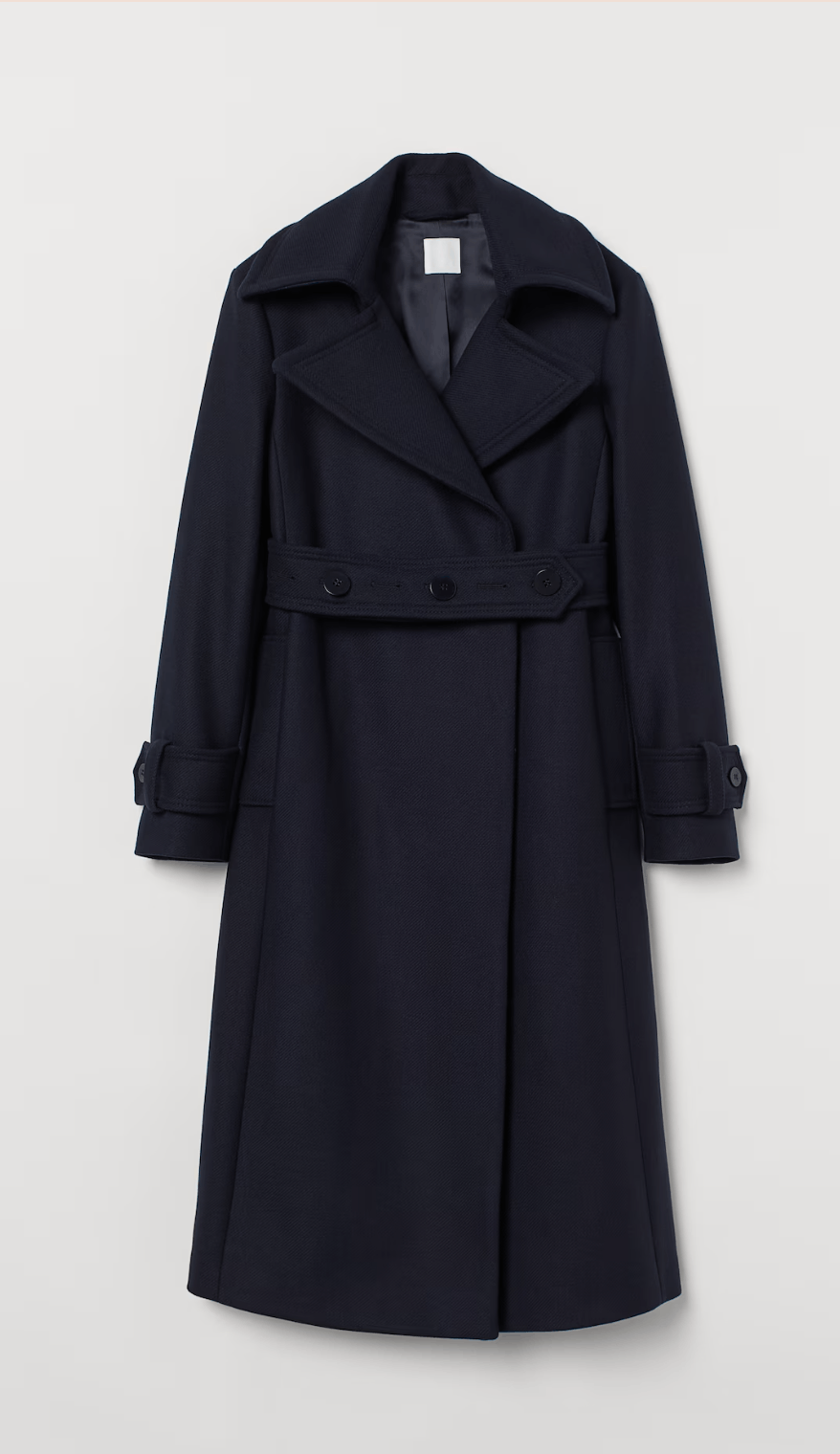 H&M Military Coat in Navy, Women's (Size XS)