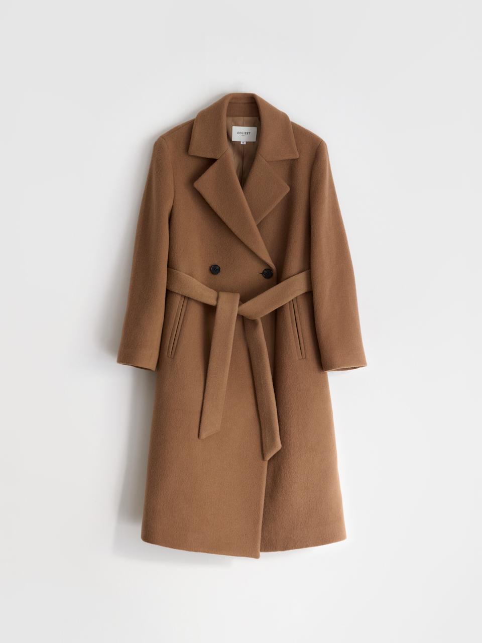 Handmade Double-breasted Wool Coat [Camel]