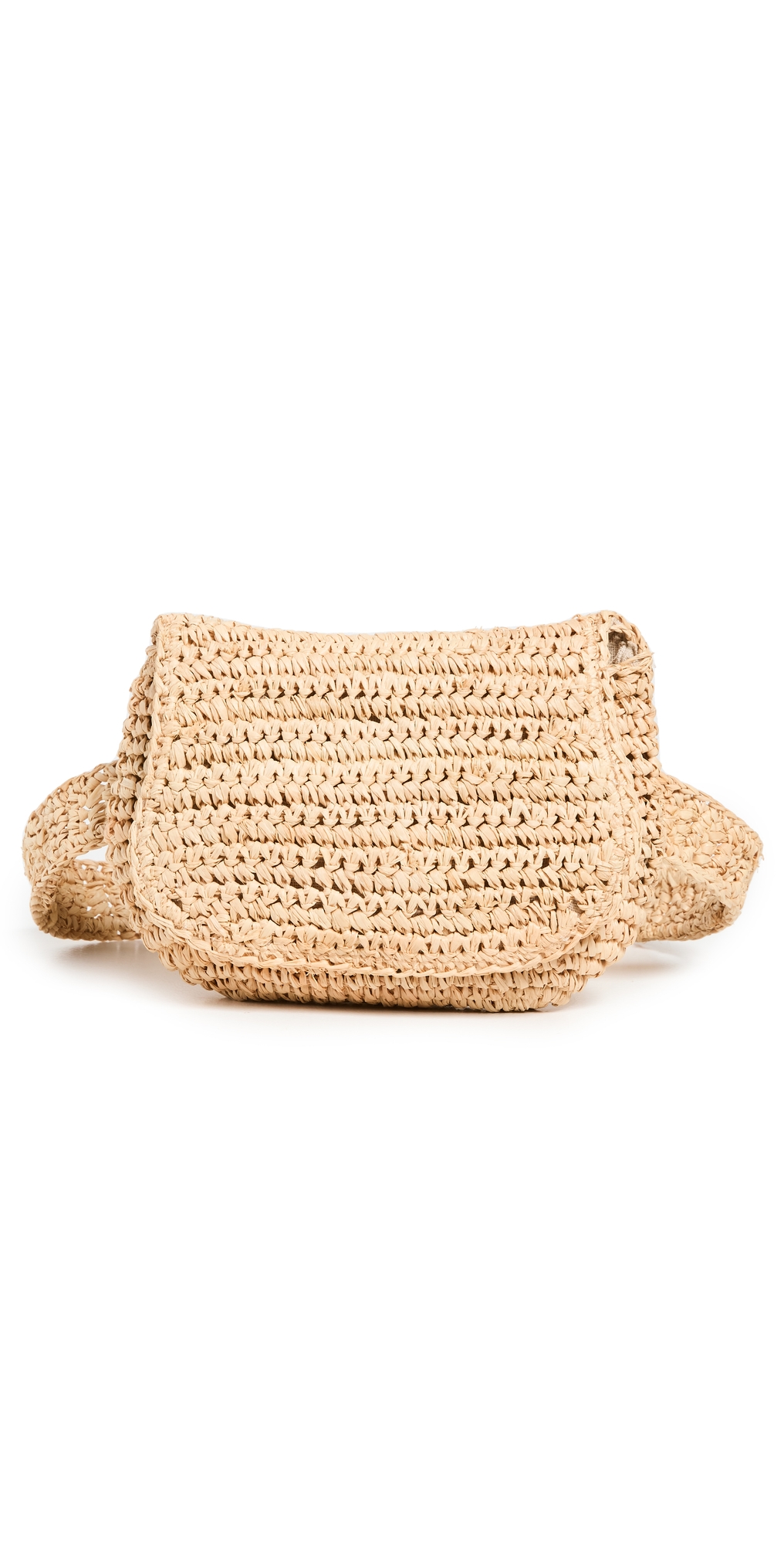 Hat Attack Straw Belt Bag Natural One Size