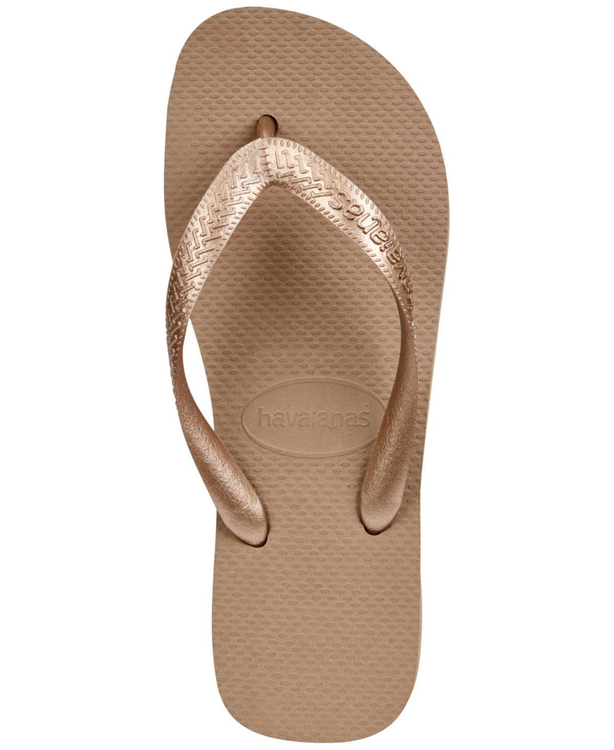 Havaianas Women's Top Tiras Flip-Flops - Rose Gold