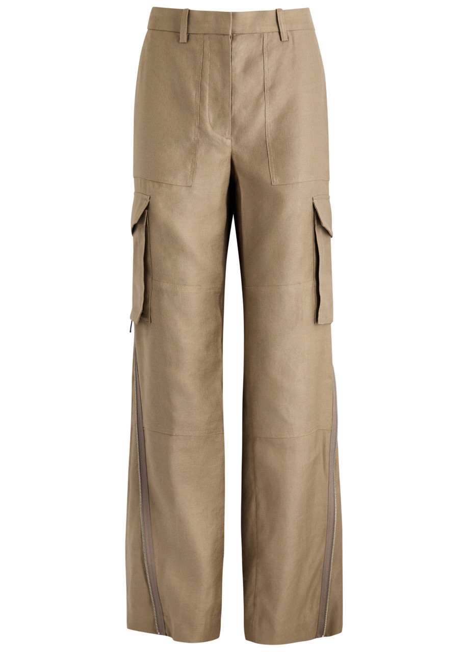 Helmut Lang Straight-leg Cargo Trousers - Beige - 10 (UK14 / L)