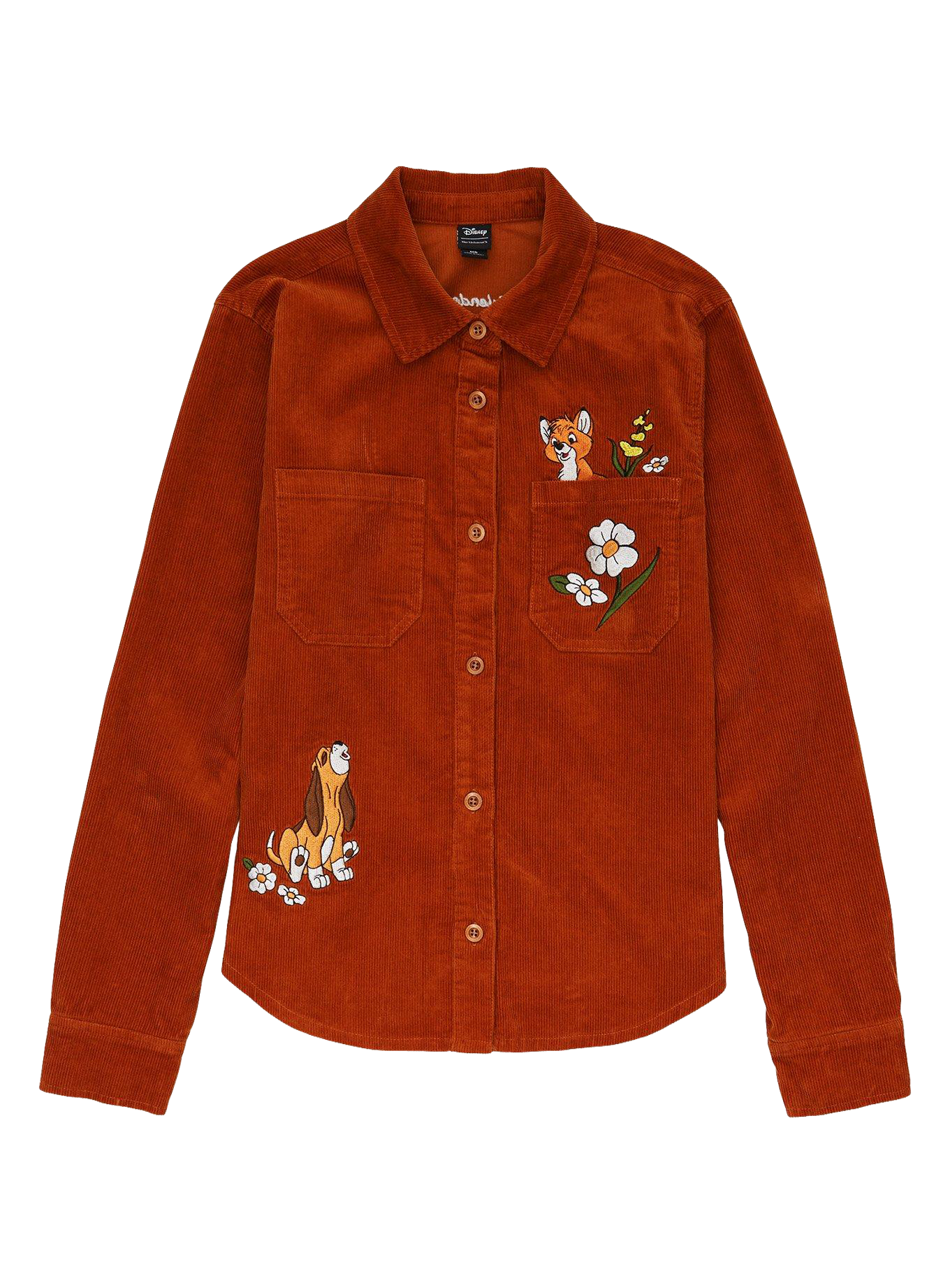 Her Universe Disney The Fox and the Hound Always Be Friends Corduroy Shacket