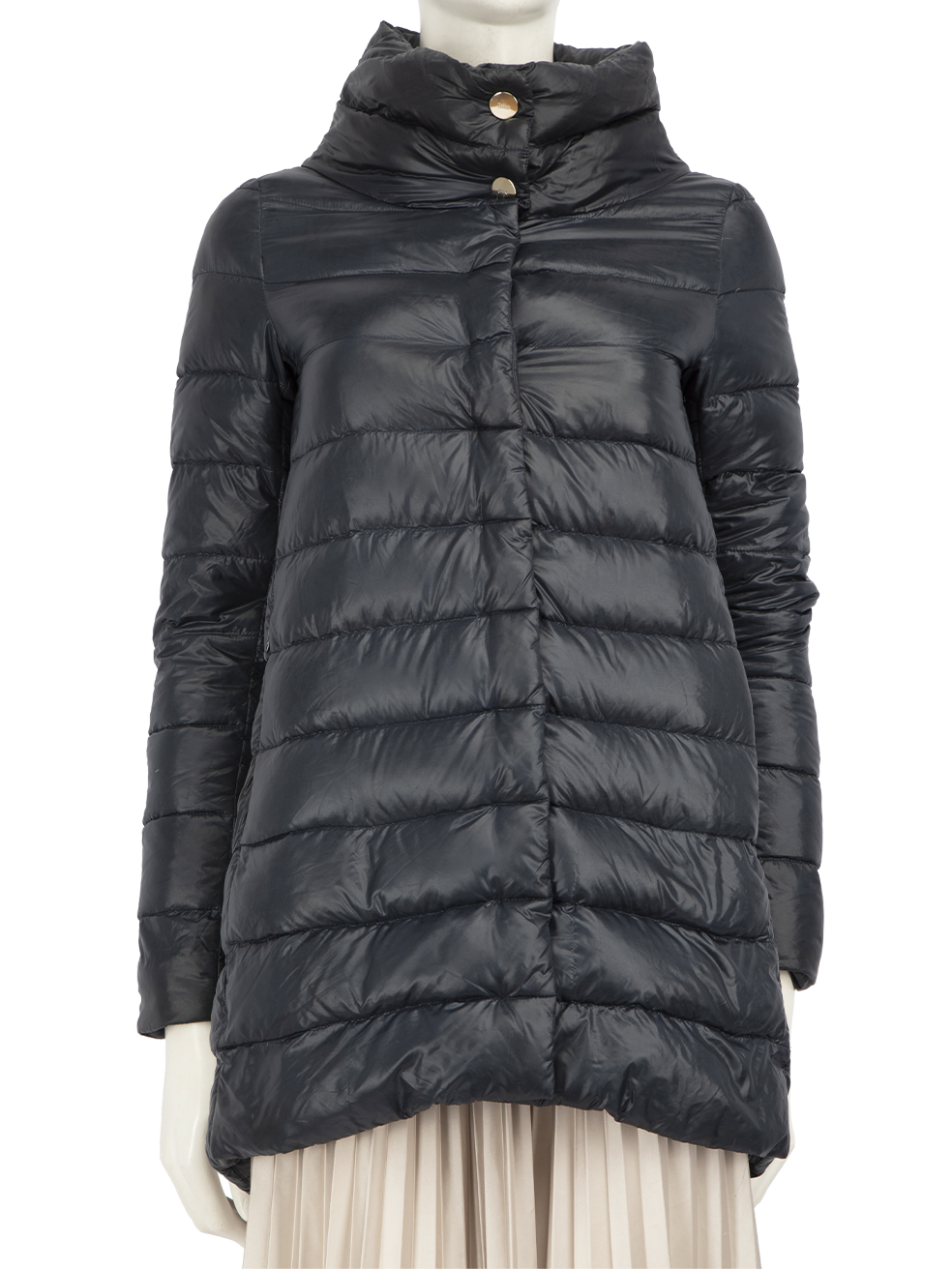 Herno Navy Down Filled Puffer Coat