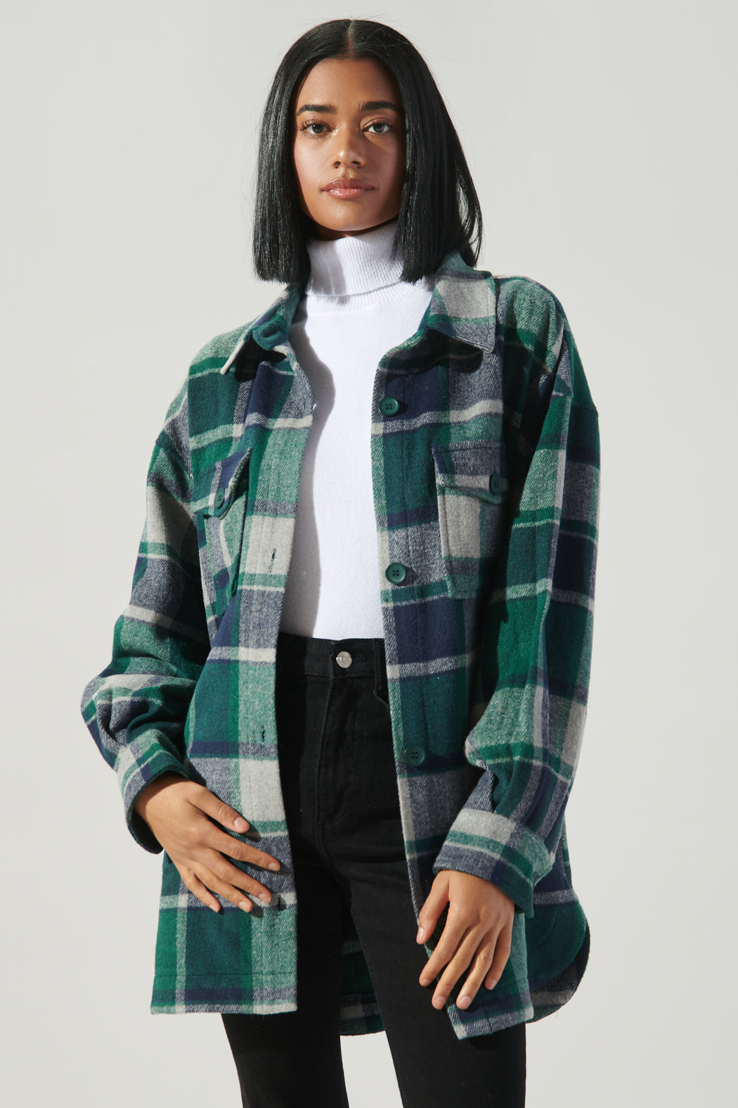 High Ground Plaid Shacket