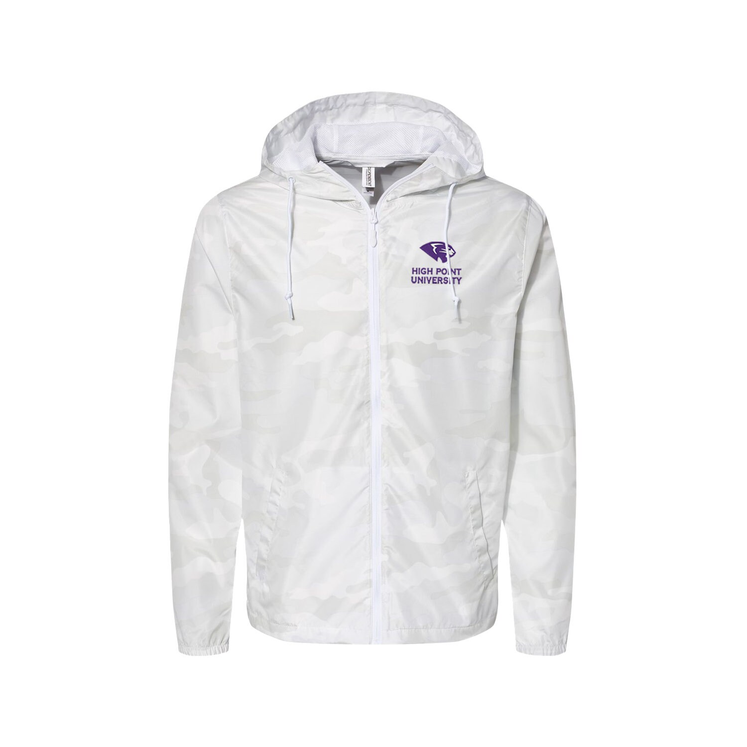 High Point University, Zip Up Windbreaker Jacket, Hpu Panthers Anorak, Full Lightweight Windbreaker, Jacket