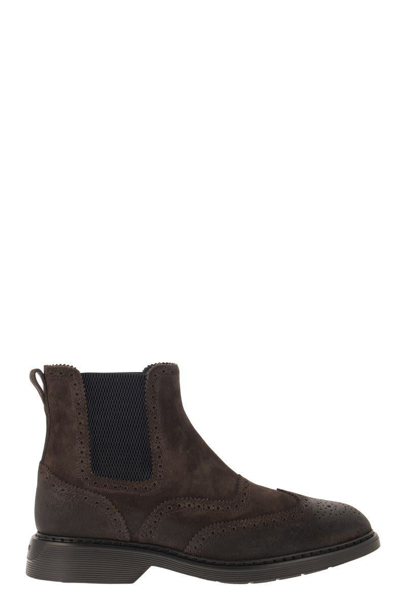 Hogan Chelsea Boot In Suede