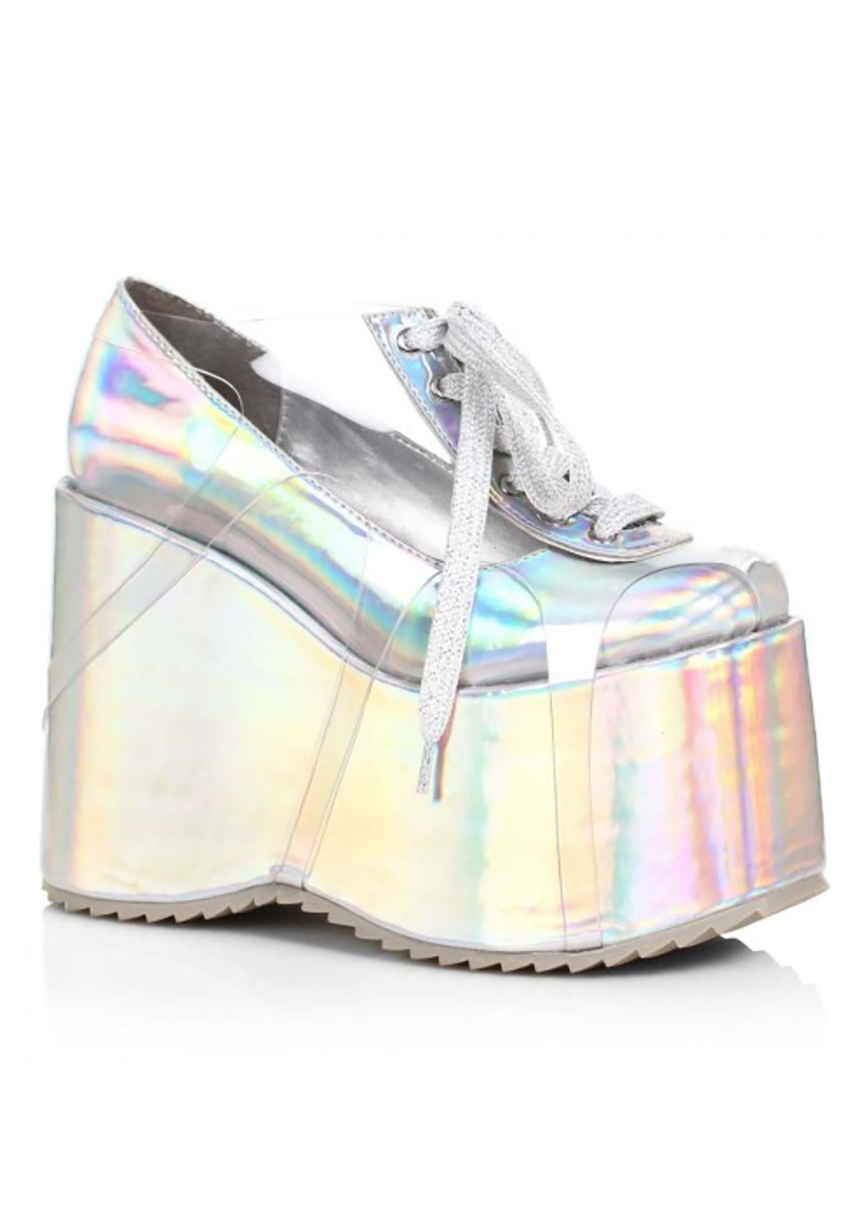 Hologram Platform Shoes for Women