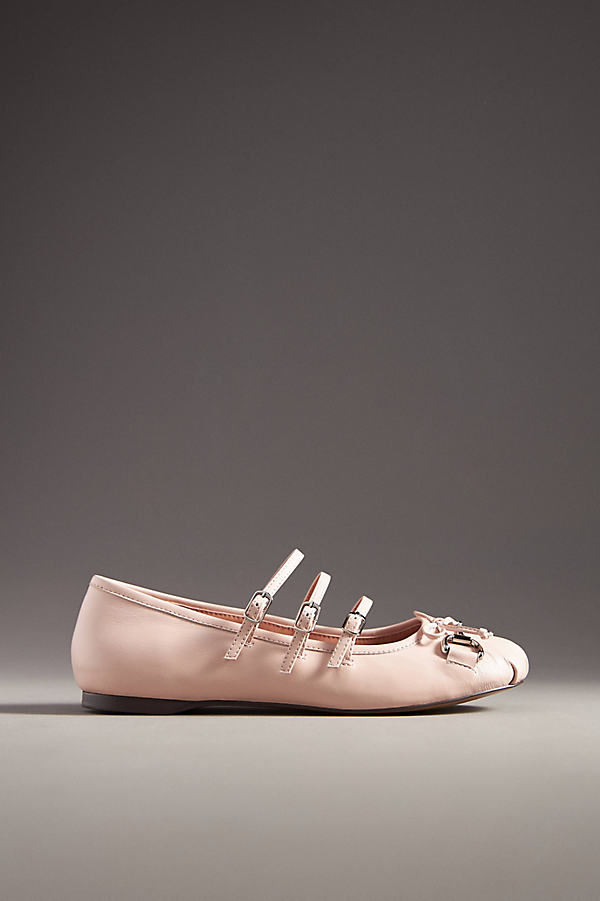 Horsebit Moto Ballet Flats