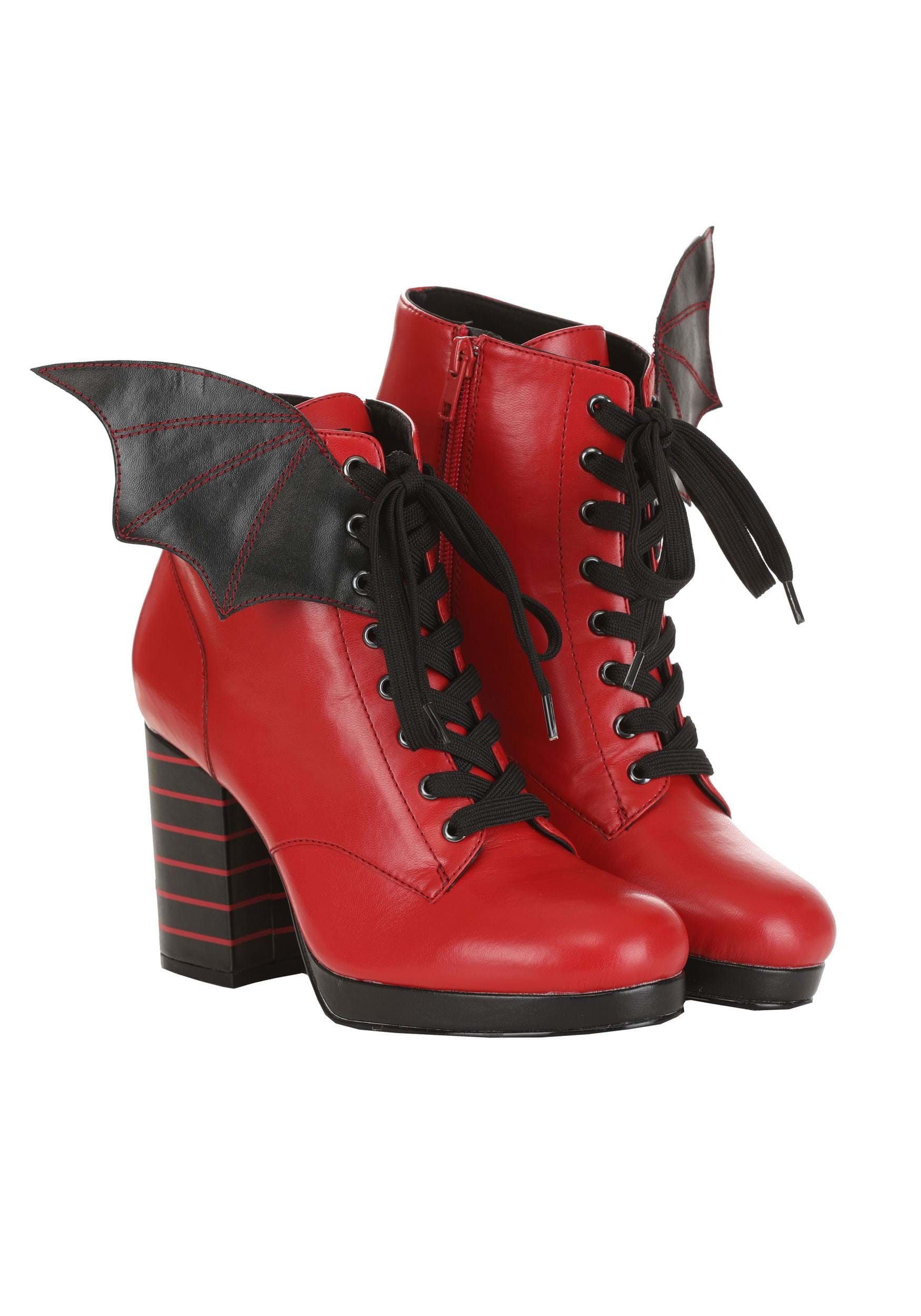 Hotel Transylvania Women's Mavis Red Heeled Boots | Hotel Transylvania Accessories