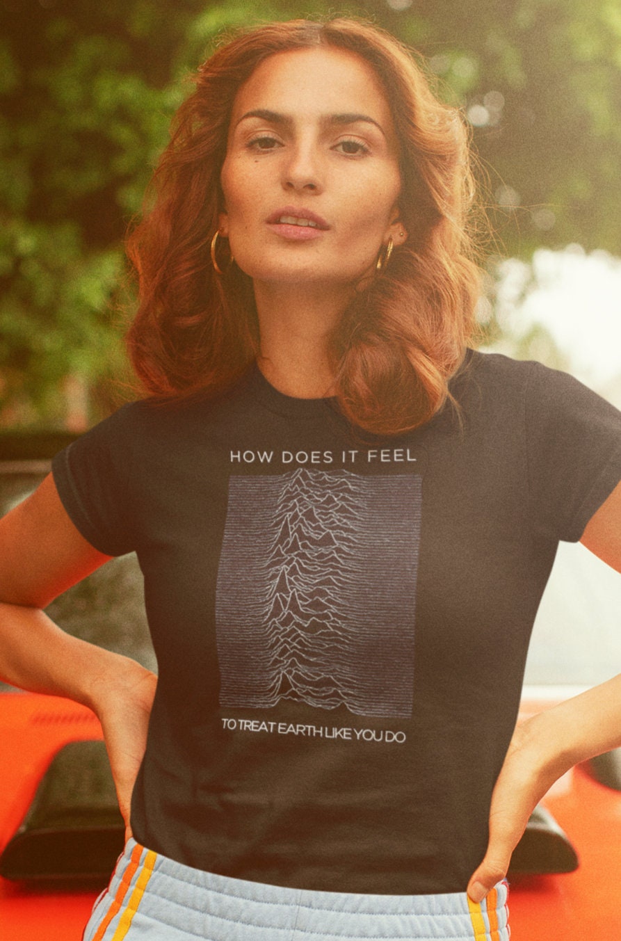 How Does It Feel - Joy Division Organic Cotton Crop Top