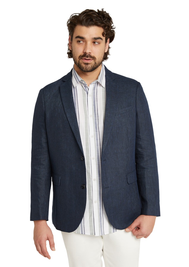 Hugh Linen Blend Blazer