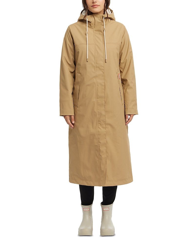 Hunter Sammy Rubberized Long Padded Raincoat