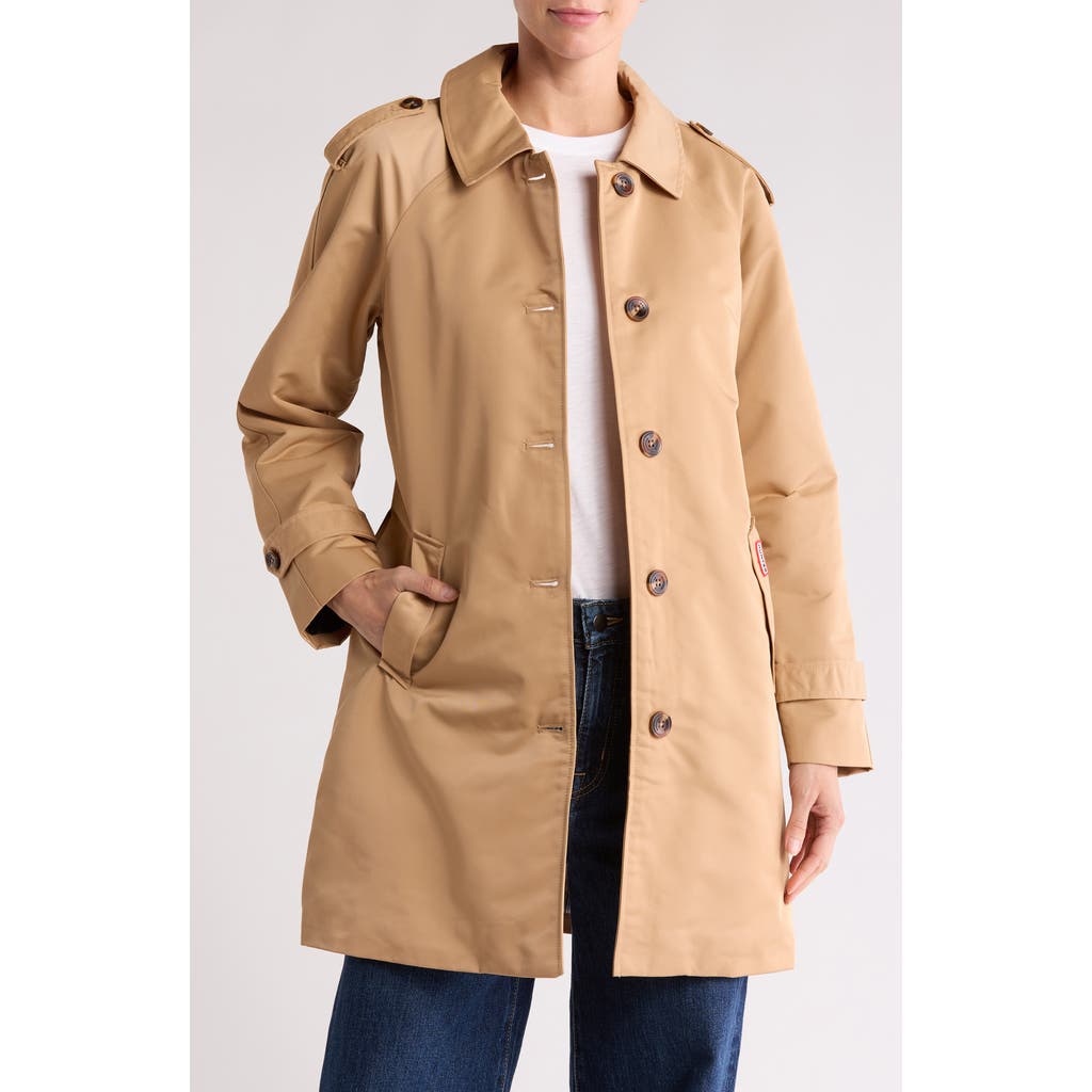 Hunter Stacy Water Resistant Trench Coat in Classic Camel at Nordstrom, Size X-Small