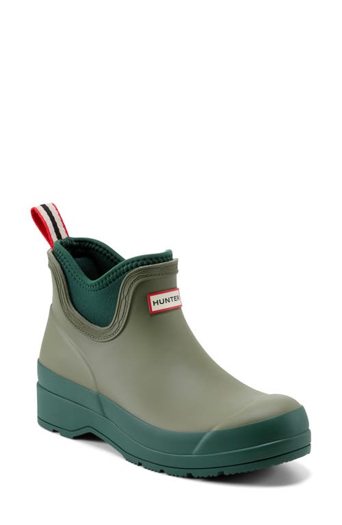 Hunter Waterproof Chelsea Rain Boot in Lichen Green/Thicket Green at Nordstrom, Size 5