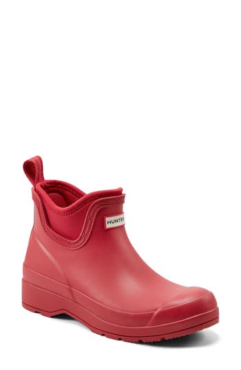 Hunter Waterproof Chelsea Rain Boot in Sussex Red/Sussex Red at Nordstrom Rack, Size 10