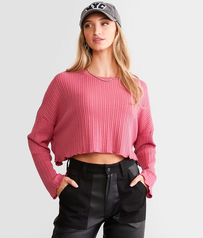 Hyfve Favorite Date Oversized Crop Top