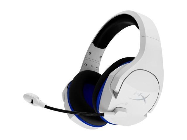 HyperX Cloud Stinger Core - Wireless Gaming Headset, for PS4, PS5, PC, Lightweight, Durable Steel Sliders, Noise-Cancelling Microphone - White