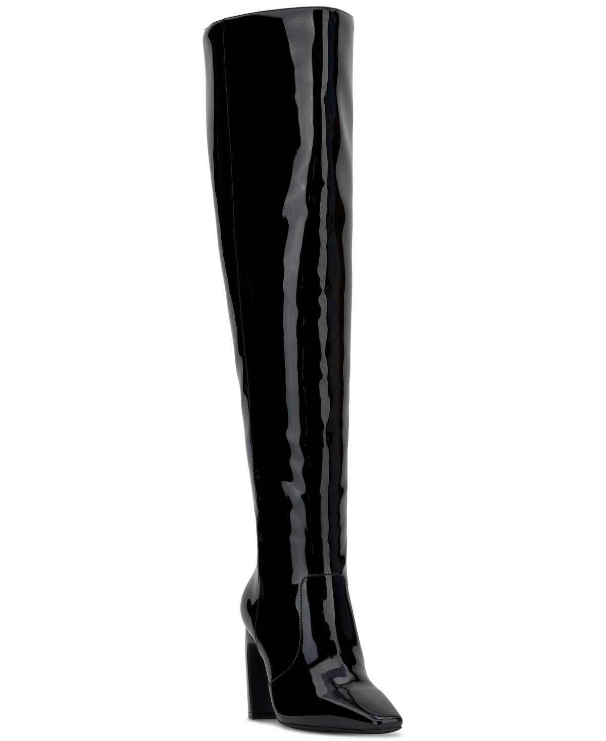 I.n.c. International Concepts Women's Orisa Over-The-Knee Boots, Created for Macy's - Black Patent