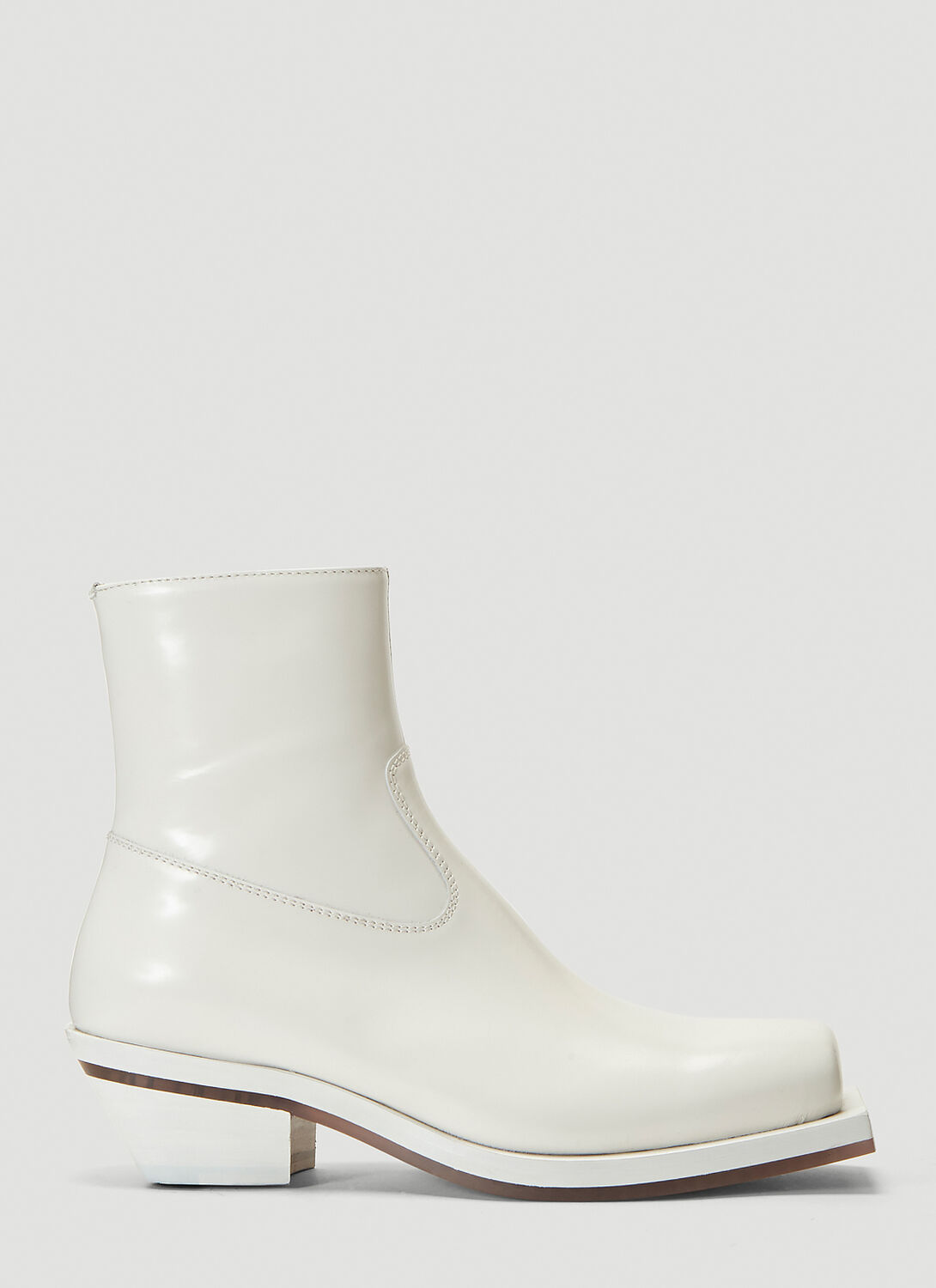 ION Squared-toe Cowboy Boots - Boots White Eu - 39