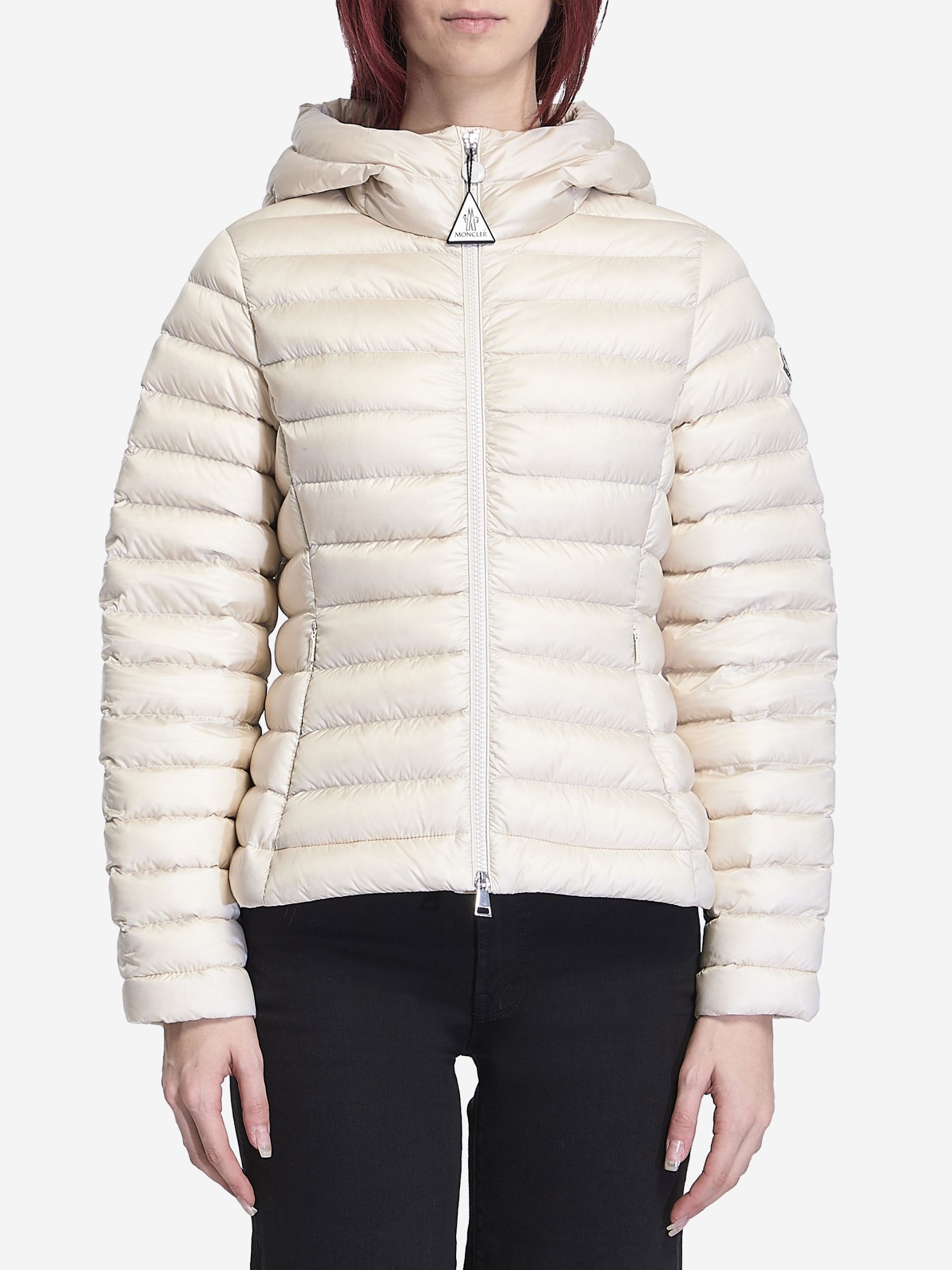 Ige hooded short puffer jacket