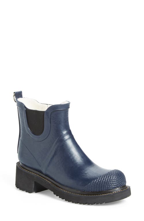 Ilse Jacobsen 'RUB 47' Short Waterproof Rain Boot in Dark Indigo at Nordstrom, Size 36