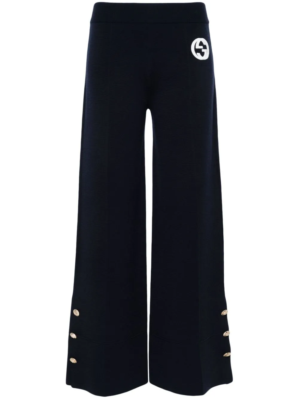 Interlocking G wide-leg trousers