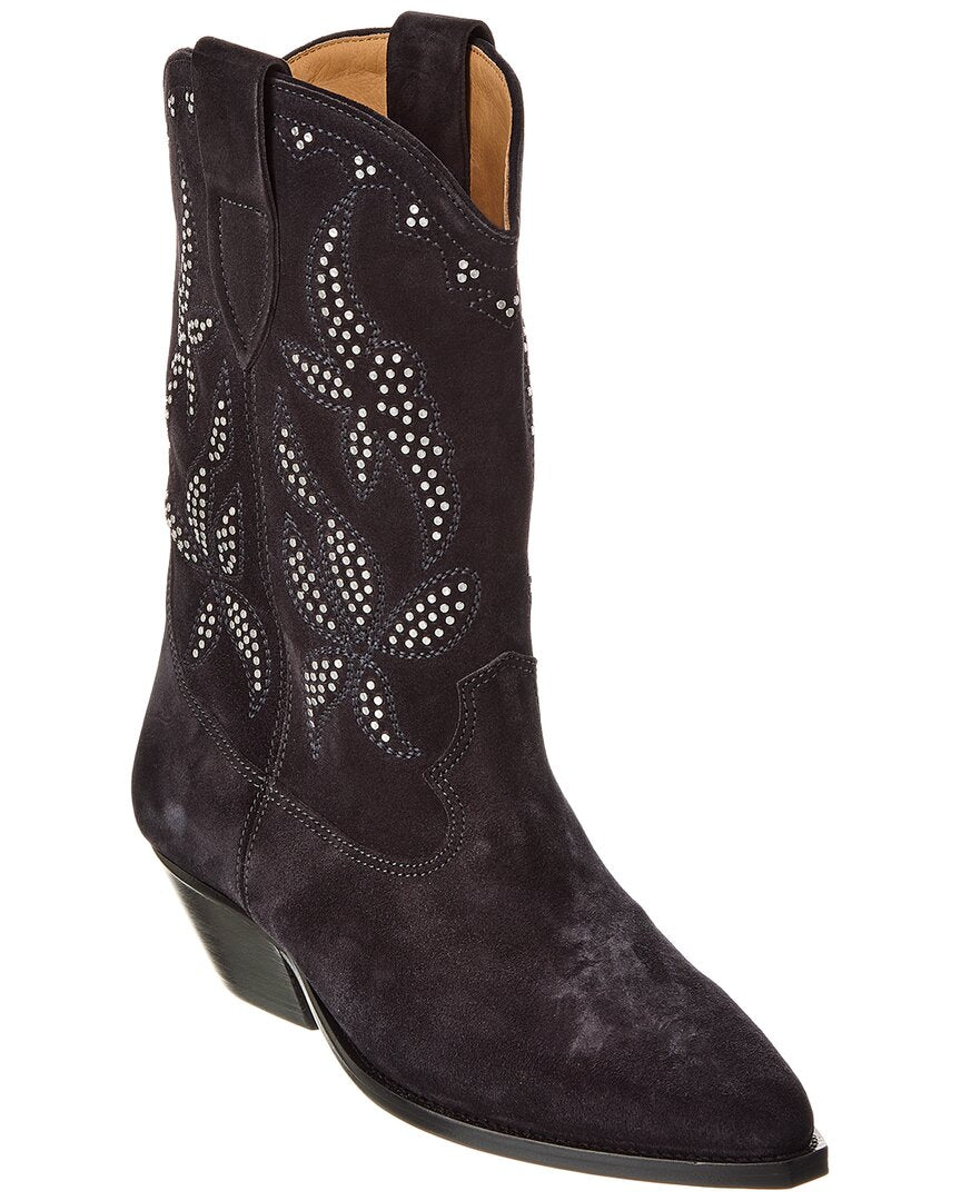 Isabel Marant Duerto Suede Cowboy Boot