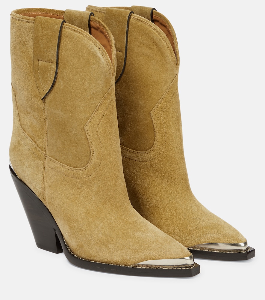 Isabel Marant Leyane suede cowboy boots