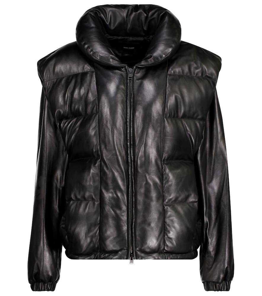 Isabel Marant Malory padded leather jacket