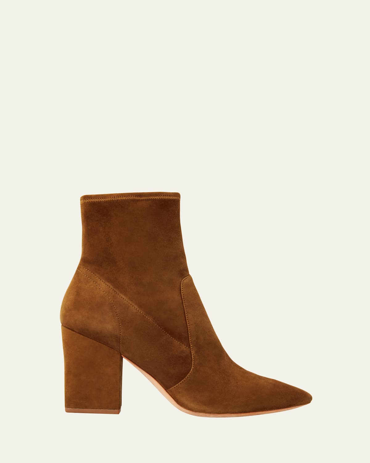 Isla Suede Chunky-Heel Boots