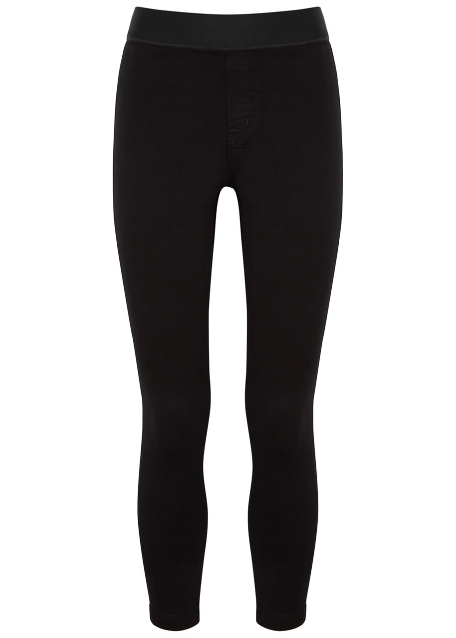 J Brand Dellah Black Stretch-denim Leggings - W28