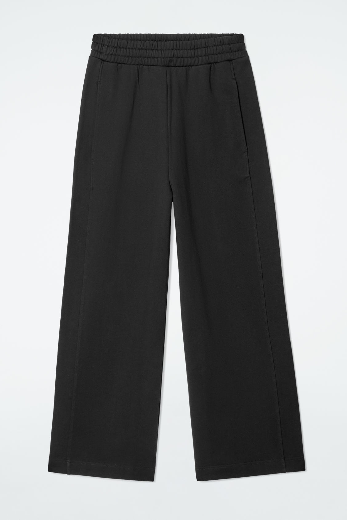 JERSEY WIDE-LEG JOGGERS