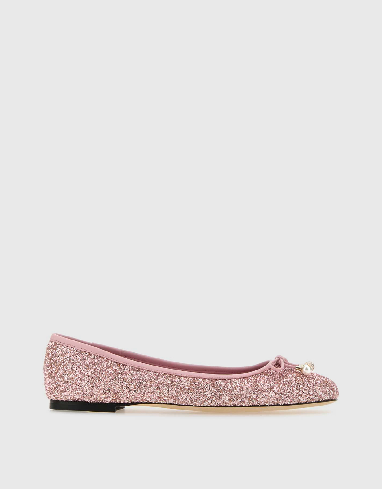 JIMMY CHOO Elme Glitter Ballet Flats - 35