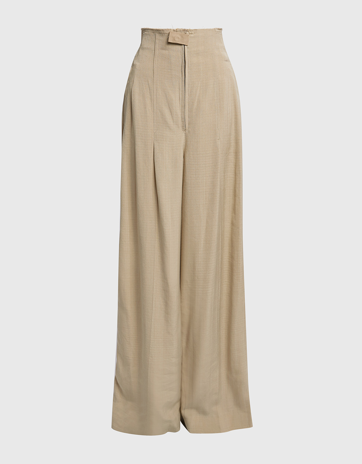 Jacquemus Le Pantalon Santon Wool-blend Extra High-rised Wide-leg Pants - 34