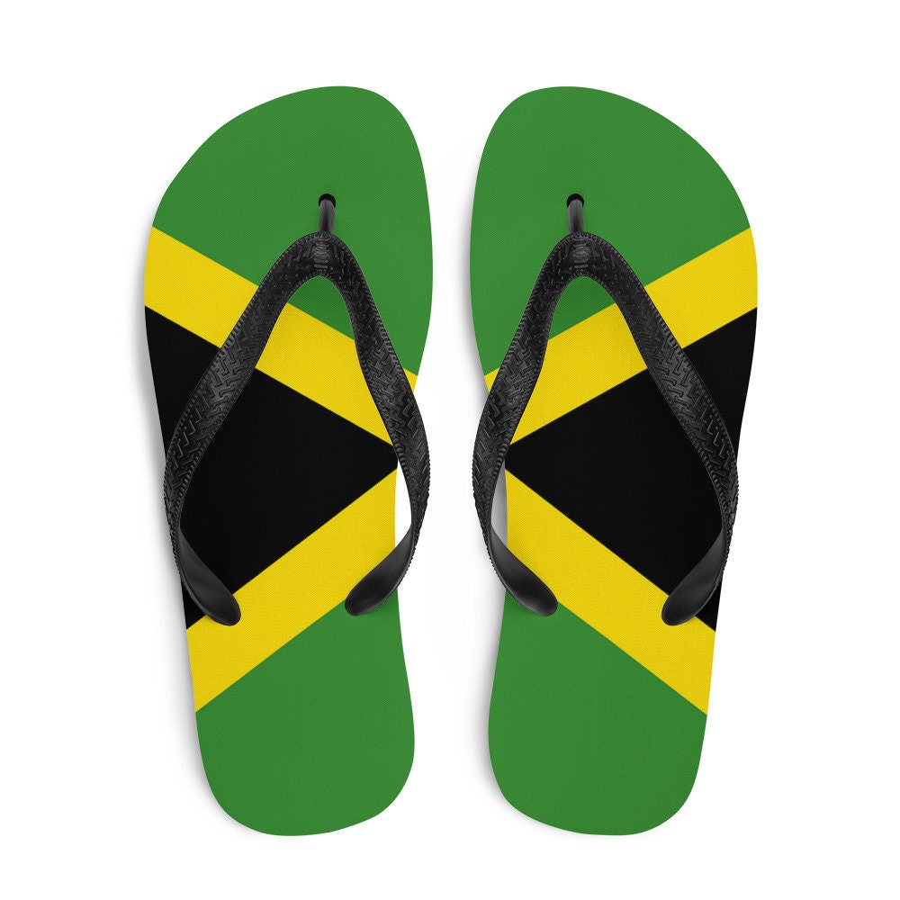 Jamaica Flag Flip-Flops