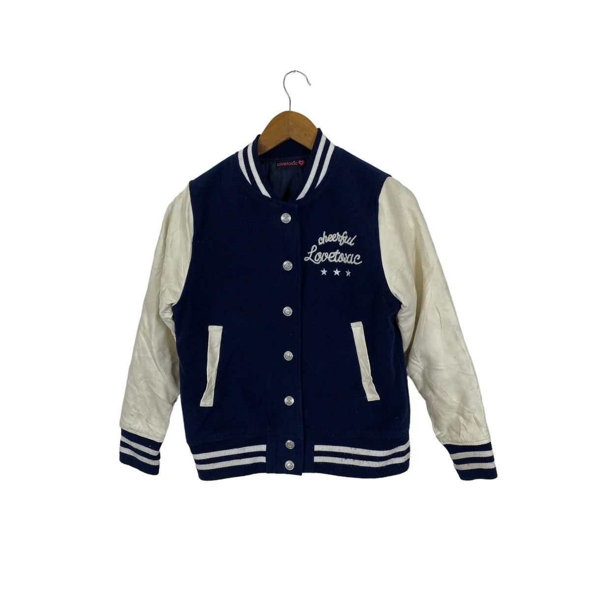 Japanese Embroidered Varsity Jacket, Women's (Size Medium)