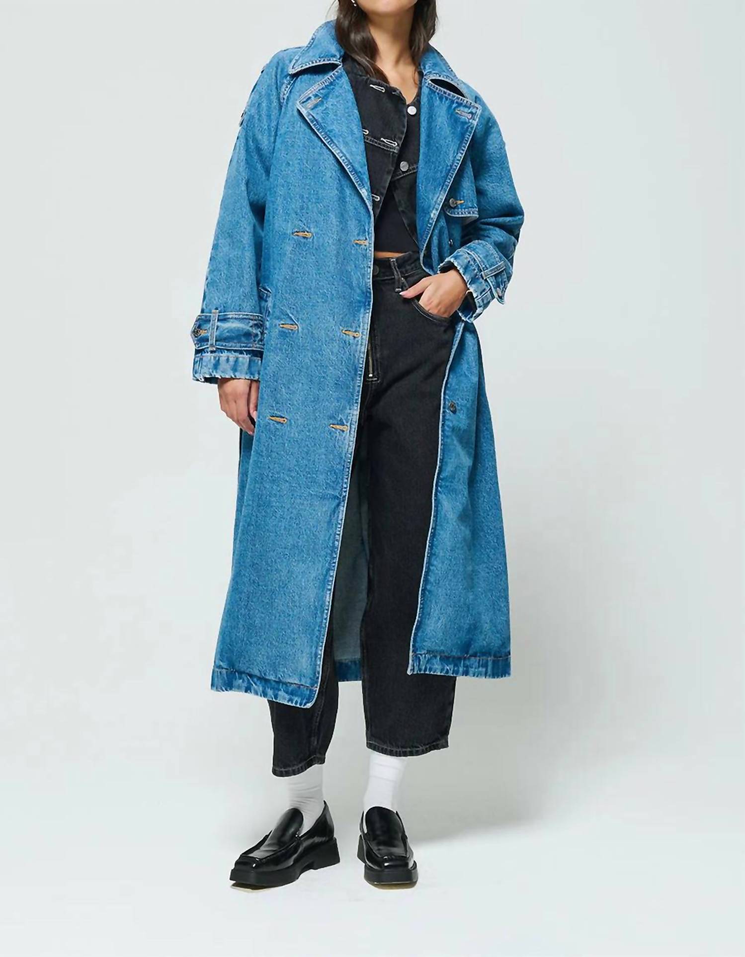 Jaques Trench Coat In Fremont