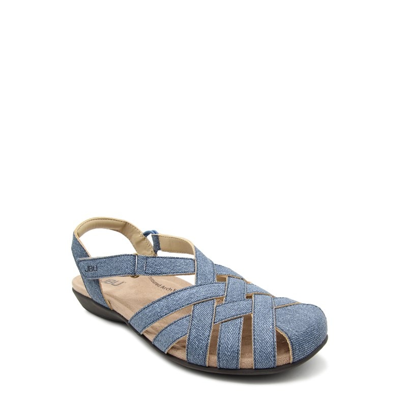 Jbu Women's Bonnie Encore Sandals (Blue Jeans) - Size 10.0 M