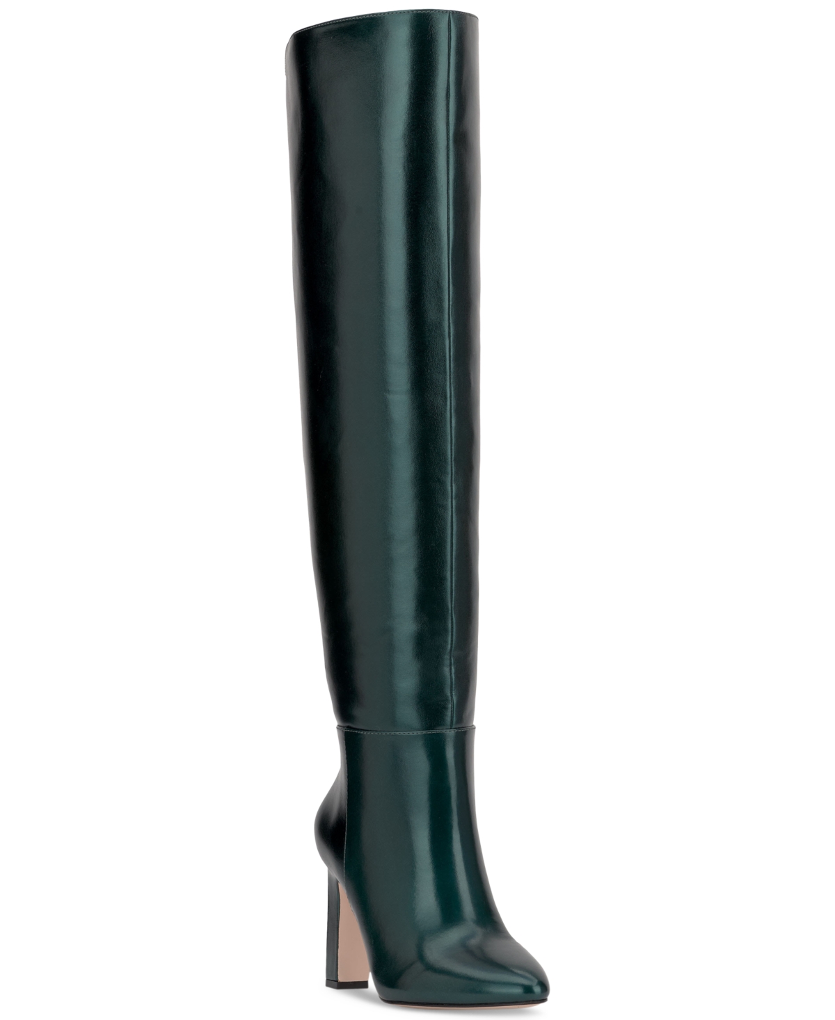 Jessica Simpson Women's Mistia Over-The-Knee Boots - Dark Teal Metallic