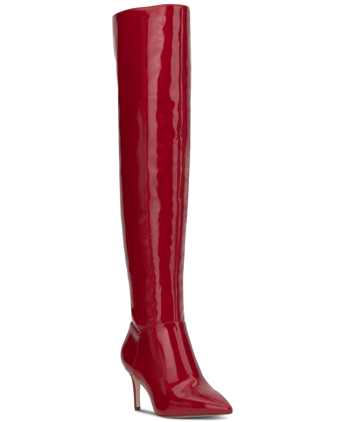 Jessica Simpson Women's Verity Over-the-Knee Dress Boots - Red Muse Patent