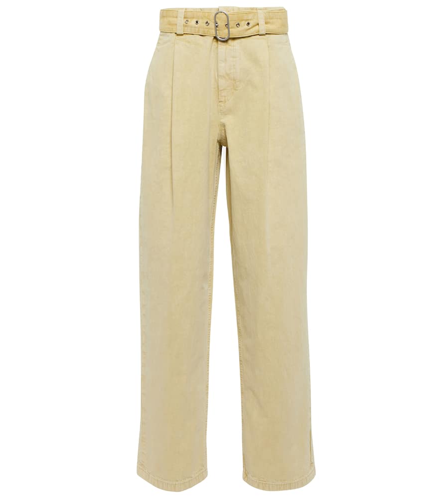 Jil Sander Cotton high-rise wide-leg pants