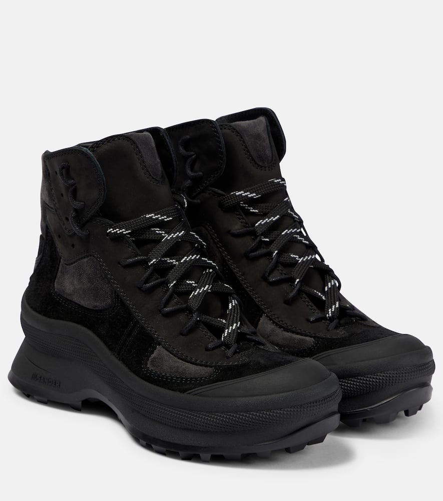 Jil Sander Suede hiking boots