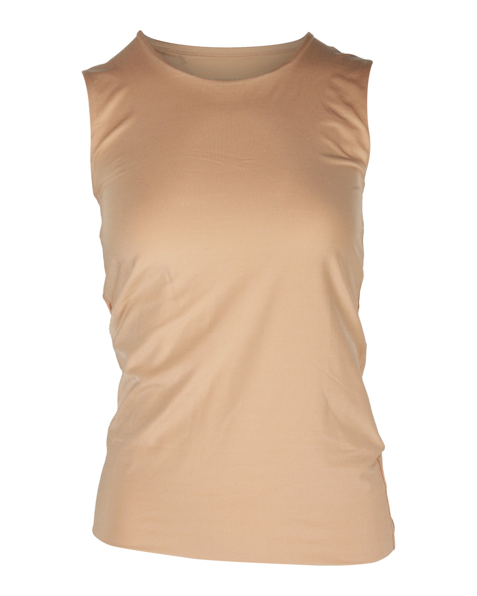 Jil Sander Tank Top in Beige Polyester