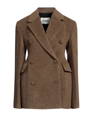 Jil Sander Woman Coat Military green Size 0 Virgin Wool, Alpaca wool, Polyamide