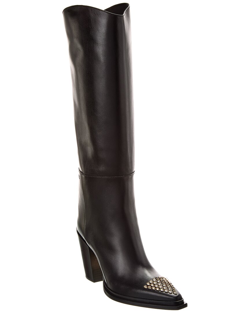 Jimmy Choo Cece 80 Leather Knee-High Boot