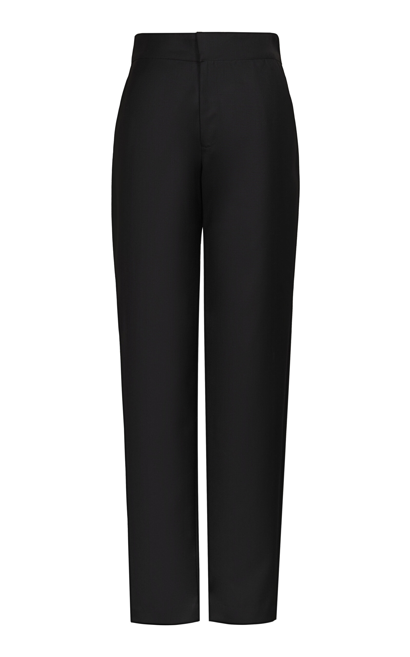 Johanna Ortiz - Woven Story Wool Straight-Leg Pants - Black - US 8 - Moda Operandi