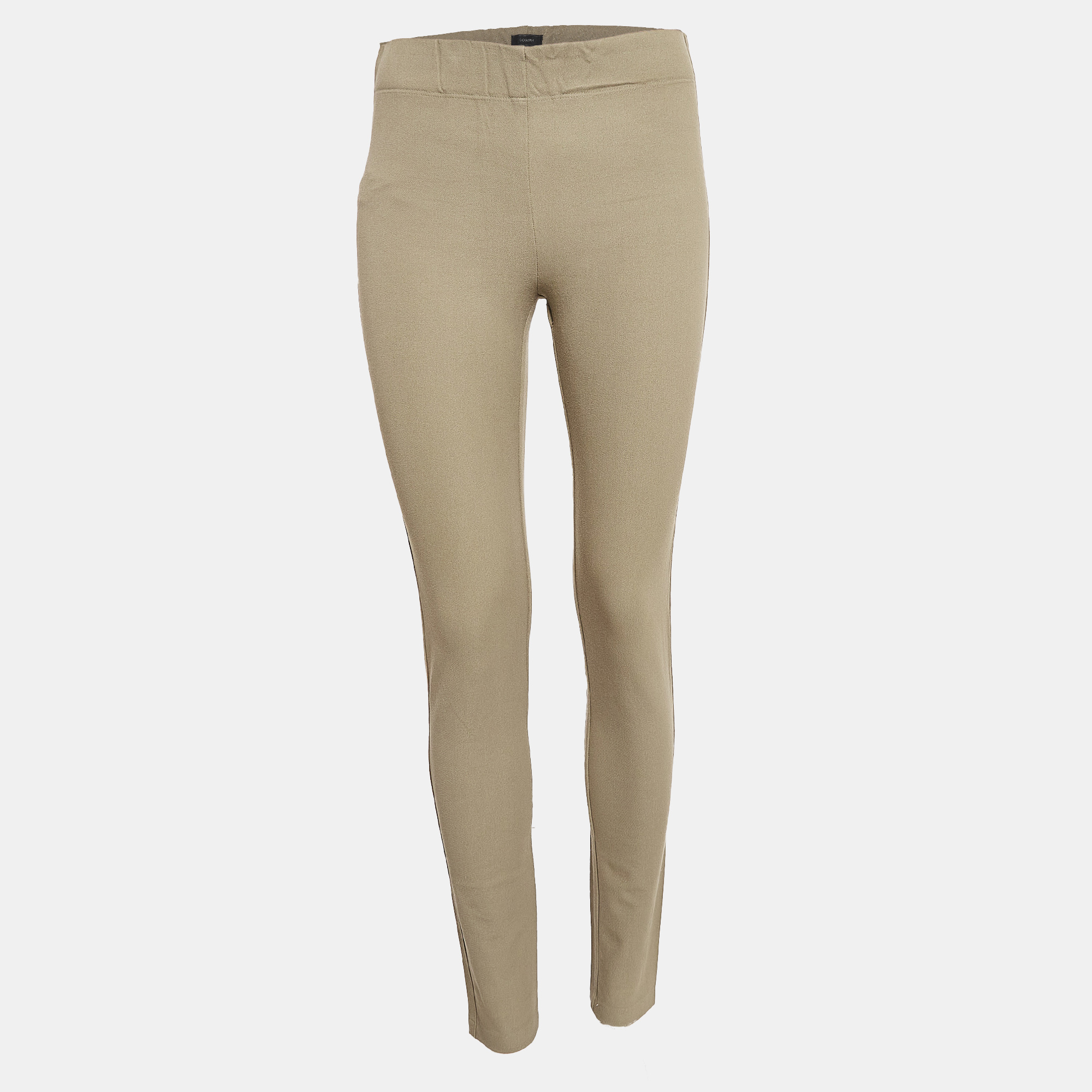 Joseph Green Stretch Gabardine Leggings M