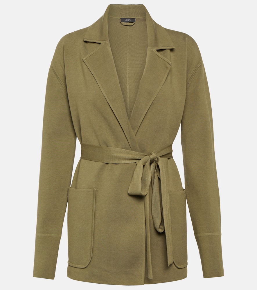 Joseph Silk-blend wrap coat